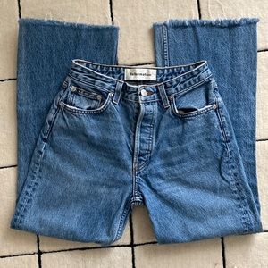 Reformation mid crop flare Baltic size 26